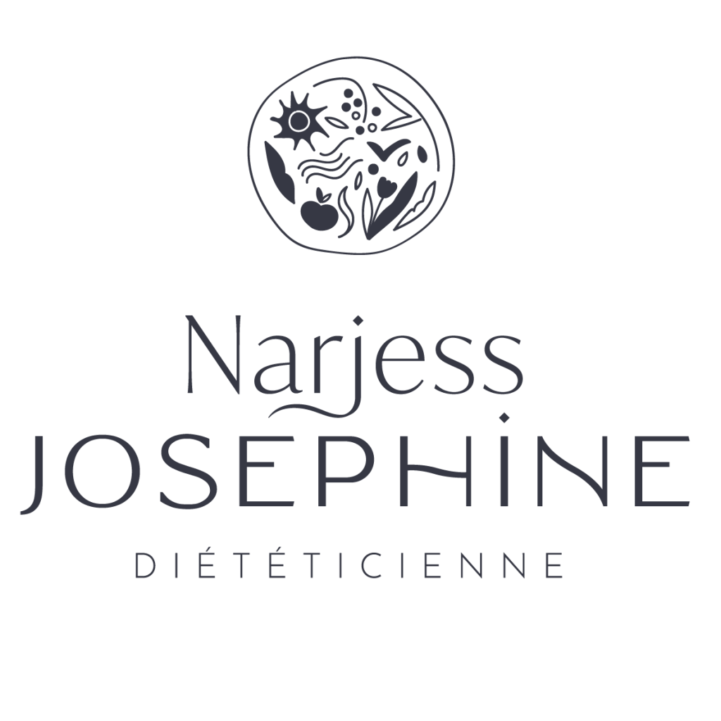 Narjess JOSEPHINE Diététicienne Nutritionniste Clamart (92) logo principale noire